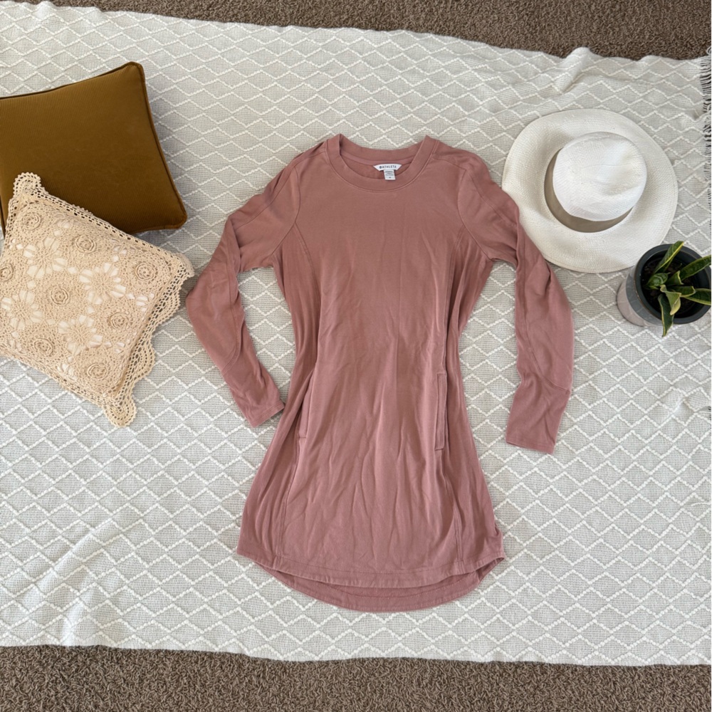 🦢 Athleta Balance Dress French Terry, M - Picture 7 of 15